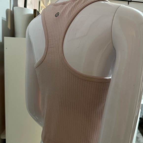 Lululemon Athletica Ribbed Tank Top - Light Pink - Picture 3 of 4